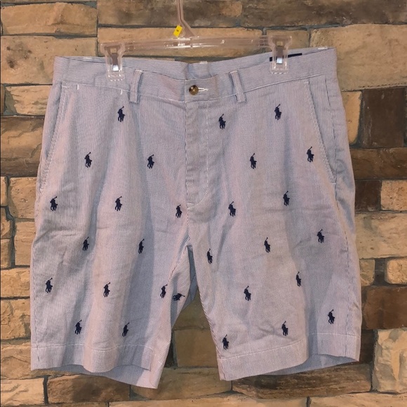 Polo Ralph Lauren Other - Polo Ralph Lauren seersucker embroider shorts RARE